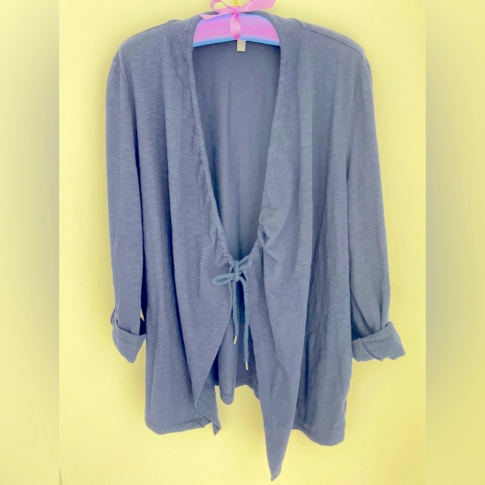 TALBOTS Navy blue Open Cardigan size LP
